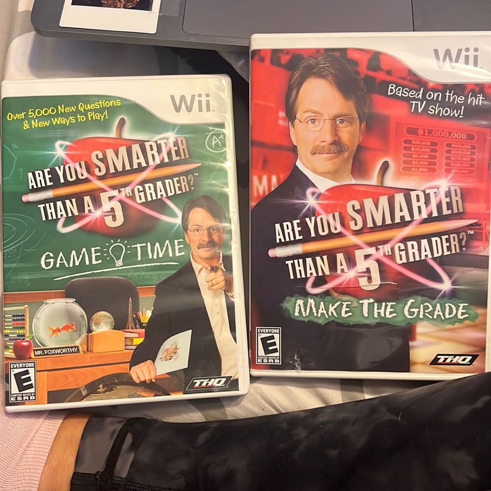 Are you smarter than a fifth grader? Wii